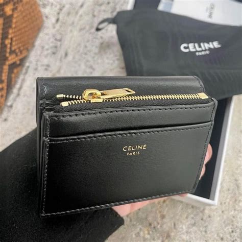 celine folded compact wallet|Celine compact wallet triomphe.